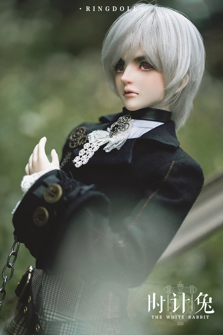 Ring Doll The 時計兎 White Rabbit ハンドメイド