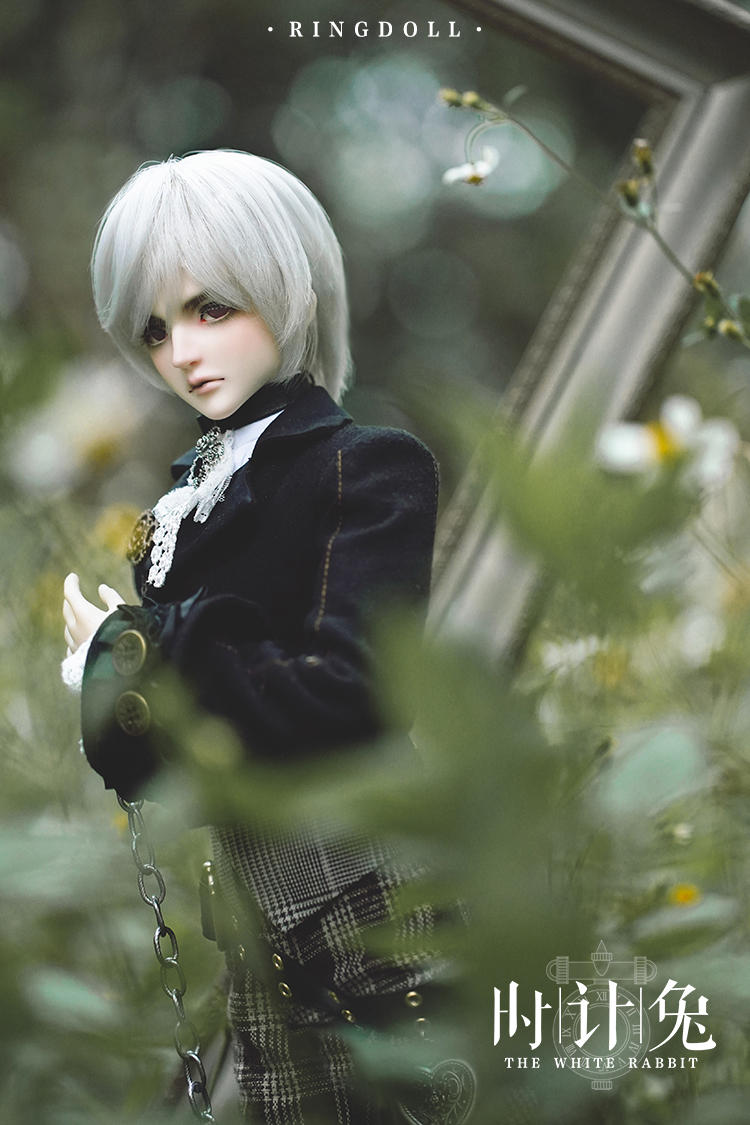 Ring Doll The 時計兎 White Rabbit ハンドメイド