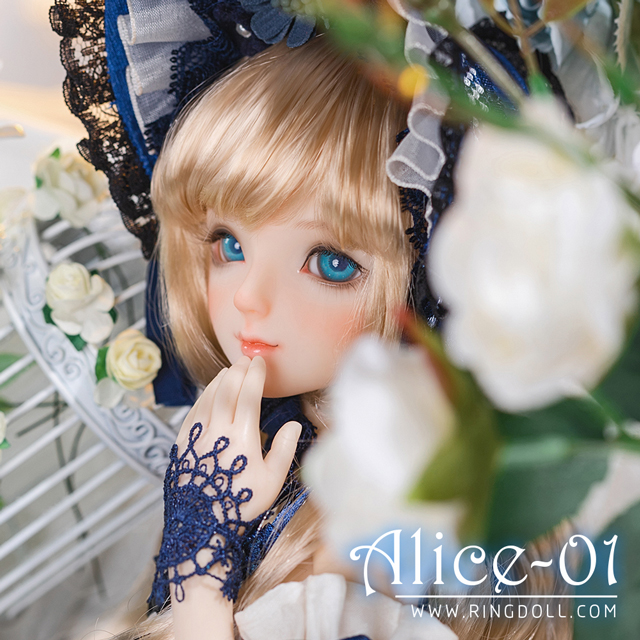 OOAK BJD doll, Alice in Wonderland. 1/4 41 cm. Full set