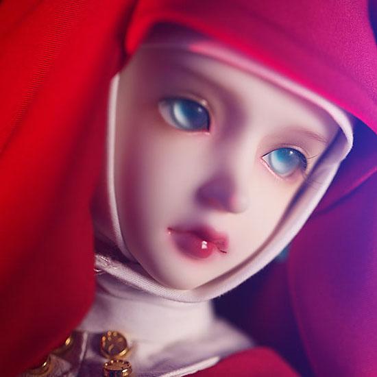 11” Pullip Jun Little Red Riding Hood F524 Red Hair Doll